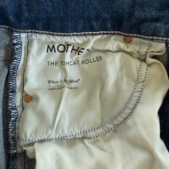 MOTHER The TomCat Roller Flare High-Rise Jeans 27 - Picture 7 of 9